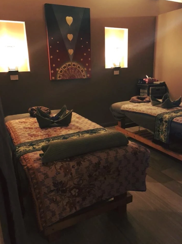 Traditional Thai massage room
